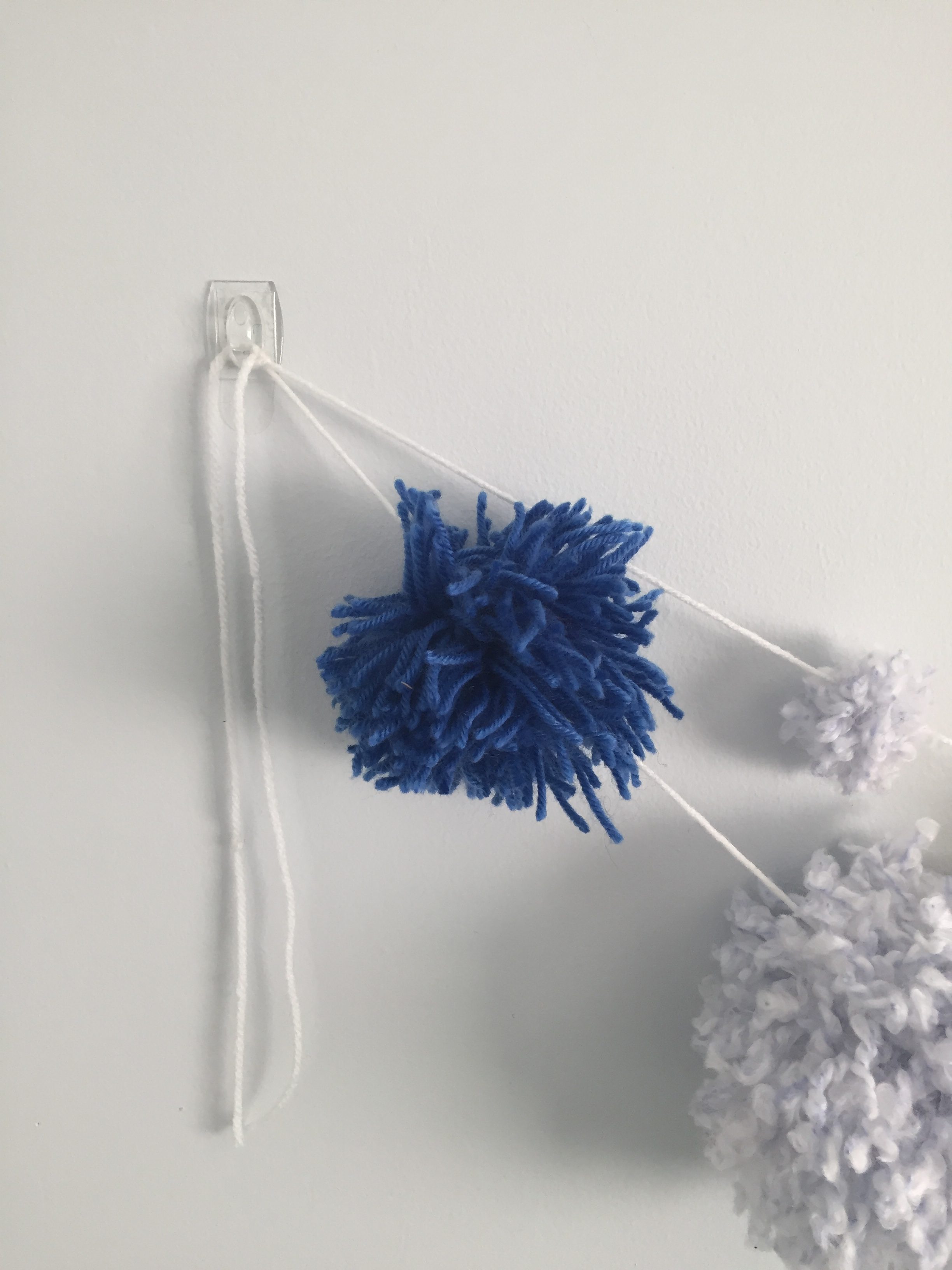 Pom Pom Garland or How I Made My Inner 7 Year Old Proud